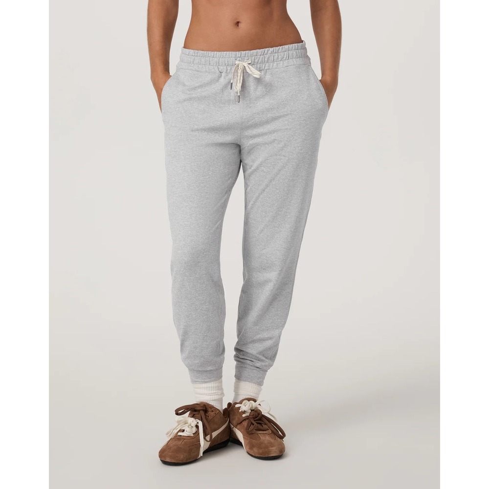 Vuori Women's Performance Joggers Light Gray Size Medium Athletic Athleisure